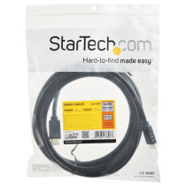 StarTech.com Cable de 5m HDMI premium con Ethernet - 4K 60Hz - Cable UltraHD 4K 2.0 - Extremo Secundario: 1 x 19-pin HDMI 2.0 Di