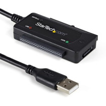 Cable de transferencia de datos StarTech.com USB2SATAIDE - 1 Paquete(s) - 1 x 40-pin IDE - Female, 1 x 44-pin IDE - Female, 1 x 