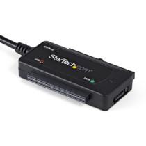 Cable de transferencia de datos StarTech.com USB2SATAIDE - 1 Paquete(s) - 1 x 40-pin IDE - Female, 1 x 44-pin IDE - Female, 1 x 