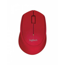 Mouse Logitech M280 - Radiofrecuencia - USB - Óptico - 3 Botón(es) - Rojo - Inalámbrico - 1000 dpi - Rueda de desplazamiento