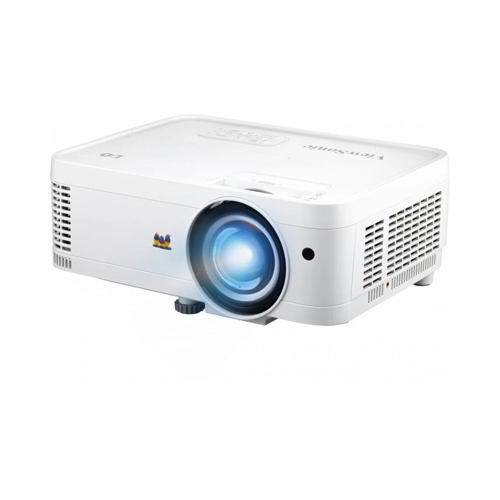 Proyector DLP Montable en techo, Montable sobre el suelo ViewSonic LS550WH Enfoque corto - 16:10 - Blanco - 1280 x 800 - Frontal