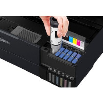 Impresora de inyección de tinta multifunción Epson EcoTank L8180 Inalámbrico - Color - Copiadora/Impresora/Escáner - 32 ppm Mono