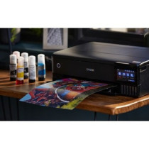 Impresora de inyección de tinta multifunción Epson EcoTank L8180 Inalámbrico - Color - Copiadora/Impresora/Escáner - 32 ppm Mono