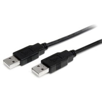 StarTech.com Cable de 1m USB 2.0 Alta Velocidad Macho a Macho USB A - Negro - Extremo Secundario: 1 x 4-pin USB 2.0 Type A - Mal