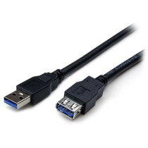 StarTech.com Cable USB 3.0 de 2m Extensor Alargador - USB A Macho a Hembra - Extremo Secundario: 1 x 9-pin USB 3.0 Type A - Fema