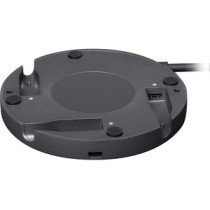 Hub de base de micrófono Logitech - 10.2cm Ancho x 10.2cm Profundidad x 1.6cm Altura - Negro