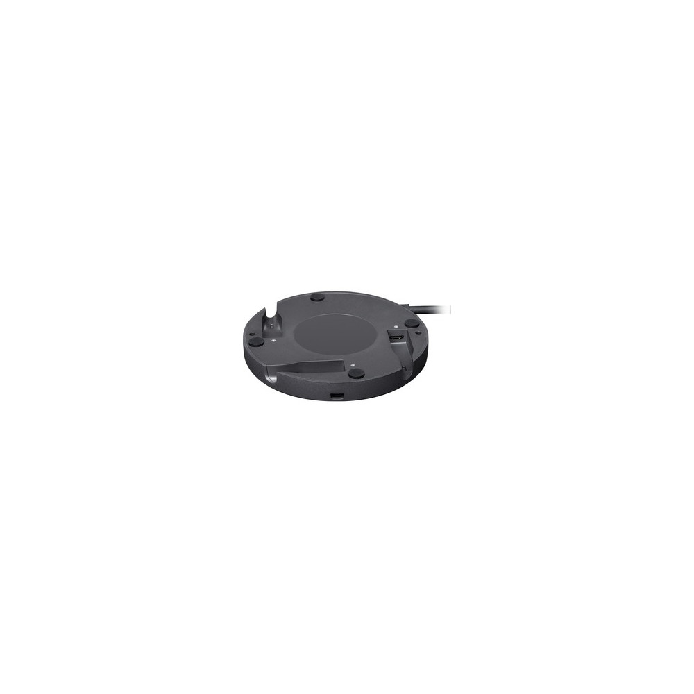 Hub de base de micrófono Logitech - 10.2cm Ancho x 10.2cm Profundidad x 1.6cm Altura - Negro