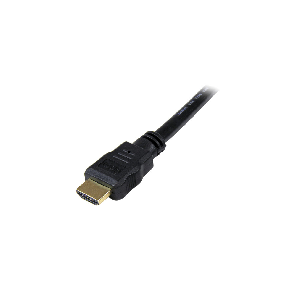 StarTech.com Cable HDMI de alta velocidad 50cm - 2x HDMI Macho - Negro - Ultra HD 4k x 2k - Extremo Secundario: 1 x 19-pin HDMI 