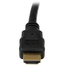 StarTech.com Cable HDMI de alta velocidad 50cm - 2x HDMI Macho - Negro - Ultra HD 4k x 2k - Extremo Secundario: 1 x 19-pin HDMI 