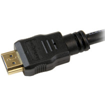 StarTech.com Cable HDMI de alta velocidad 50cm - 2x HDMI Macho - Negro - Ultra HD 4k x 2k - Extremo Secundario: 1 x 19-pin HDMI 