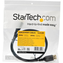 Cable A/V StarTech.com - 1.01m DisplayPort - para Computadora de escritorio, Monitor, TV, Proyector, Dispositivo de audio/vídeo,