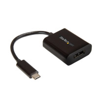 StarTech.com Adaptador Gráfico Externo USB-C a DisplayPort - Conversor de Video Type-C a DP - 1 x 20-pin DisplayPort 1.4 Digital