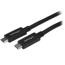 StarTech.com Cable de 1m USB-C a USB Type C de Carga - Cable USB Tipo C USBC USB 3.0 de 5Gbps - Extremo Secundario: 1 x 24-pin U