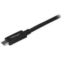 StarTech.com Cable de 1m USB-C a USB Type C de Carga - Cable USB Tipo C USBC USB 3.0 de 5Gbps - Extremo Secundario: 1 x 24-pin U