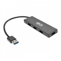 Concentrador USB Tripp Lite U360-004-SLIM - USB - Externo - Negro - 4 Total USB Port(s) - 4 USB 3.0 Port(s) - PC, Mac