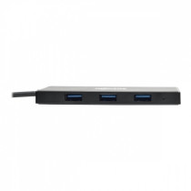 Concentrador USB Tripp Lite U360-004-SLIM - USB - Externo - Negro - 4 Total USB Port(s) - 4 USB 3.0 Port(s) - PC, Mac