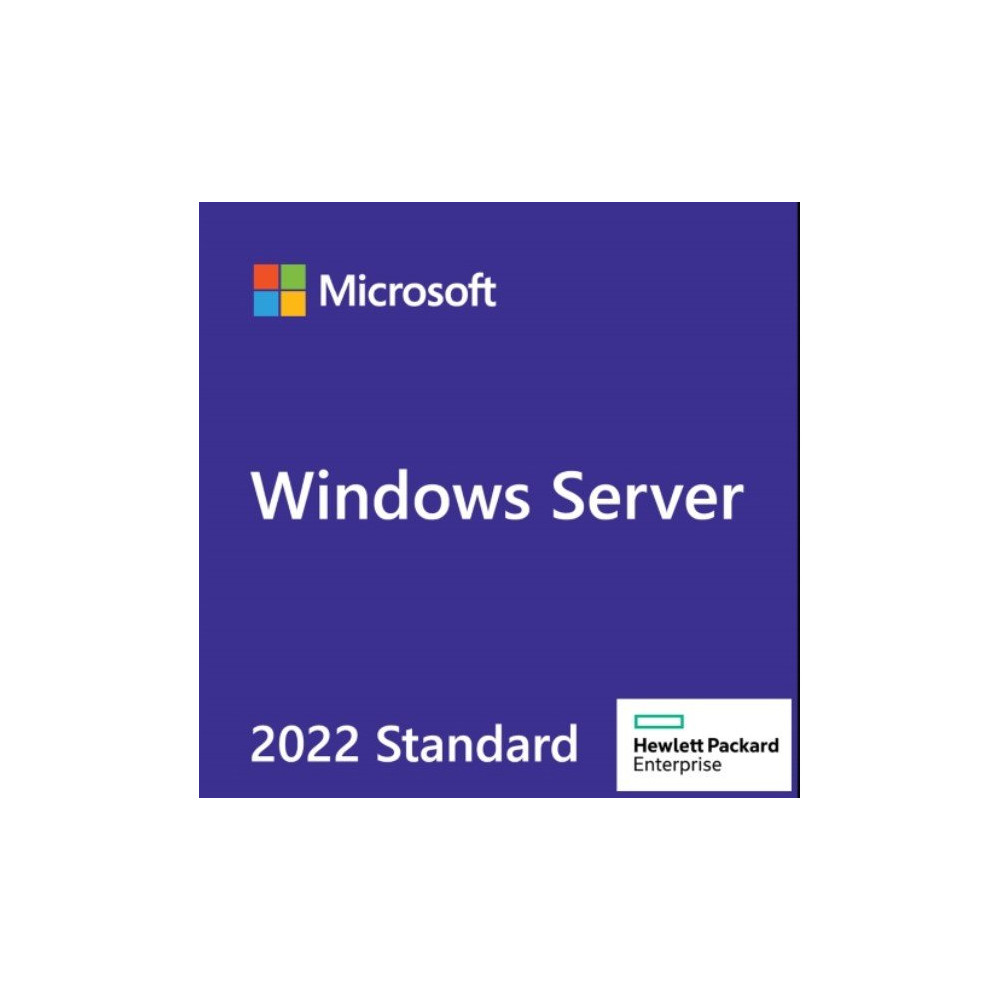 HPE Microsoft Windows Server 2022 Standard Edition - Licencia - OEM - Kit opción reseller (ROK) - PC