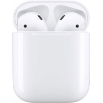 Apple AirPods (2da. Generación), Inalámbrico, Bluetooth, Blanco - incluye Estuche de Carga Alámbrico