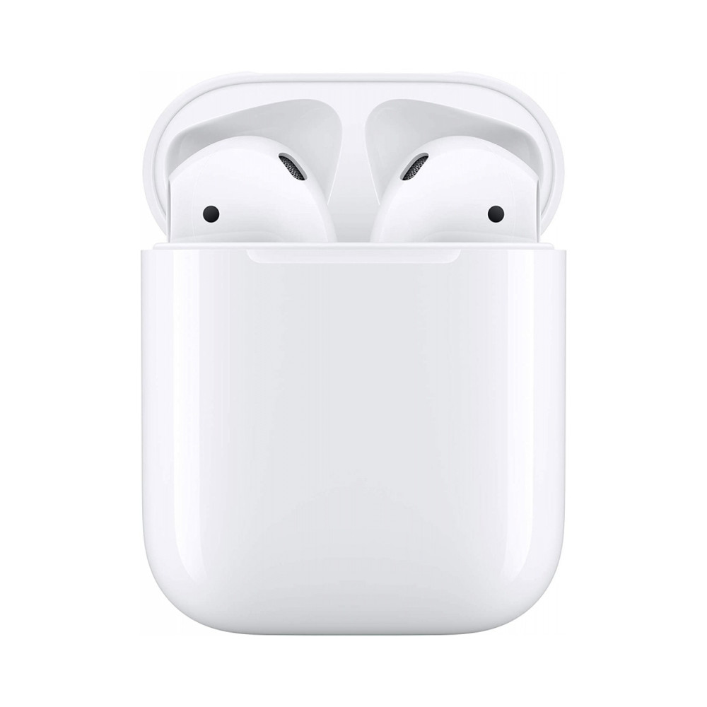 Apple AirPods (2da. Generación), Inalámbrico, Bluetooth, Blanco - incluye Estuche de Carga Alámbrico