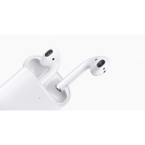 Apple AirPods (2da. Generación), Inalámbrico, Bluetooth, Blanco - incluye Estuche de Carga Alámbrico