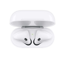 Apple AirPods (2da. Generación), Inalámbrico, Bluetooth, Blanco - incluye Estuche de Carga Alámbrico