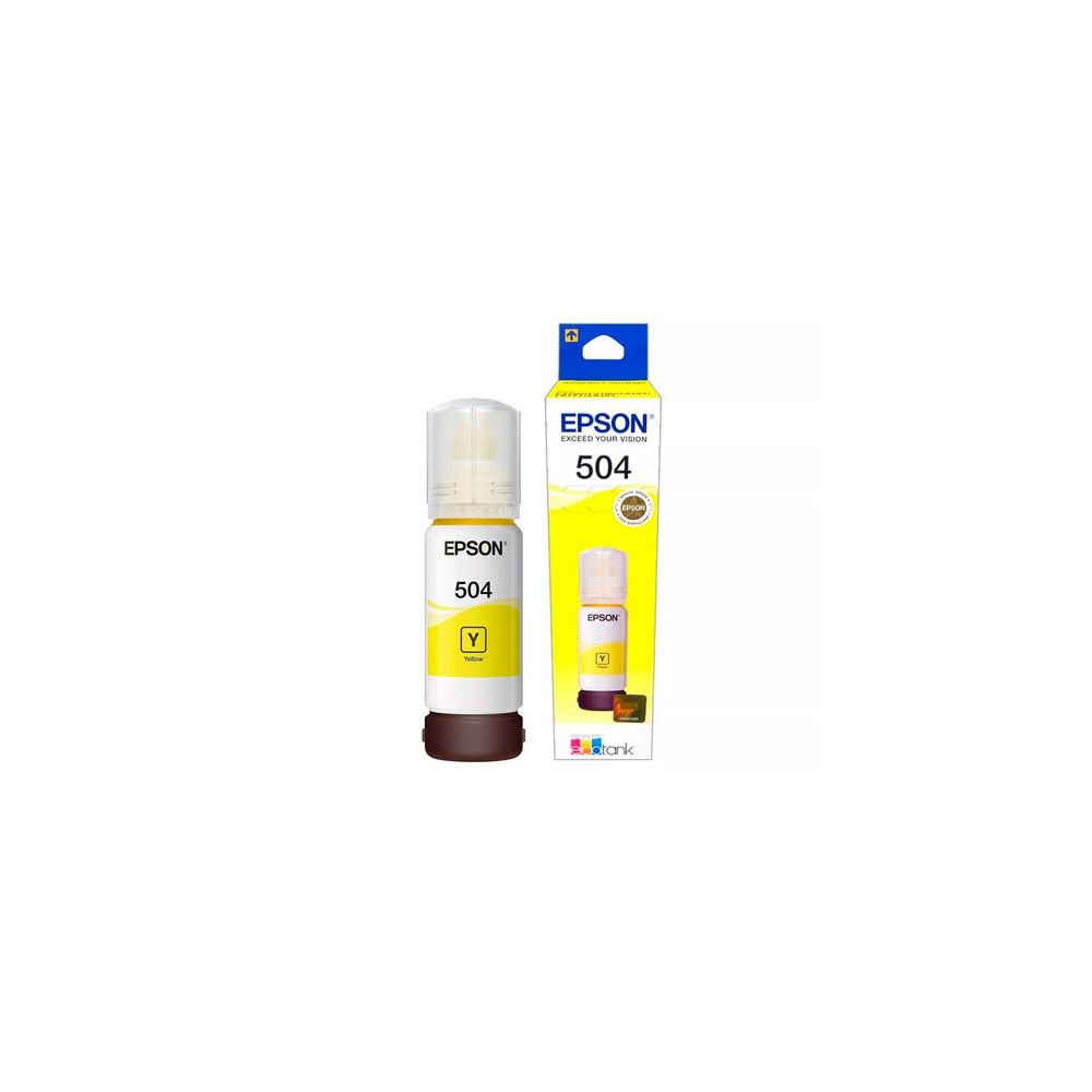 Depósito de desecho de tinta Epson T504 - Amarillo - Inyección de tinta - 70 mL - 1, rendimiento de impresión: No disponible