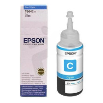 Kit de Relleno de Tinta Epson T664 - Azul ciánico - Inyección de tinta - 70 mL, rendimiento de impresión: 6500 páginas