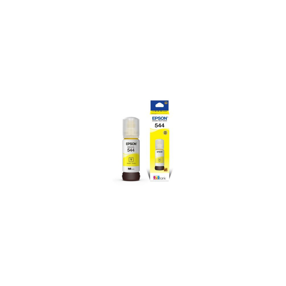 Kit de Relleno de Tinta Epson T544 - Amarillo - Inyección de tinta - 65 mL, Rendimiento de impresión: 7500 páginas, 
Compatibili