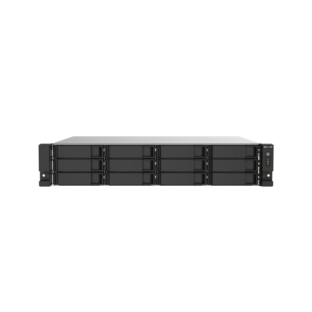 QNAP 2U 12-Bay NAS/iSCSI IP-SAN. AMD Ryz