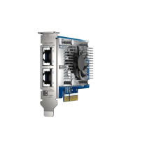 Dual-port (10GBASE-T) 10GbE network expansion card, Intel X710, PCIe Gen3 x4 PCIe supported NAS and Windows 8/10/Windows Server/