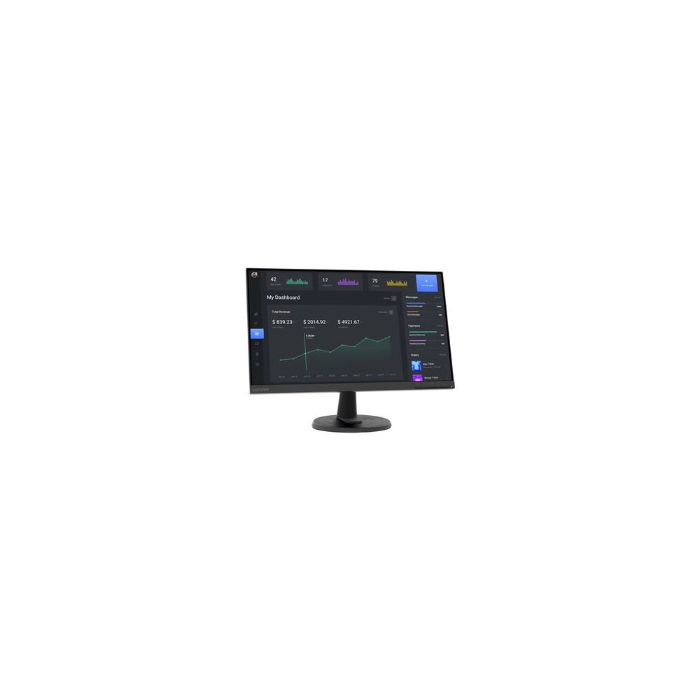 Monitor LED Lenovo ThinkVision C24-40 60.5cm (23.8") (24" Class) Full HD - 16:9 - Negro oscuro - Vertical Alignment (VA) - WLED 