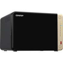 QNAP Turbo NAS TS-664-8G 6 x Total de compartimientos Sistema de almacenamiento SAN/NAS - 4GB Flash Memory Capacity - Intel Cele