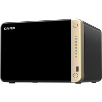 QNAP Turbo NAS TS-664-8G 6 x Total de compartimientos Sistema de almacenamiento SAN/NAS - 4GB Flash Memory Capacity - Intel Cele