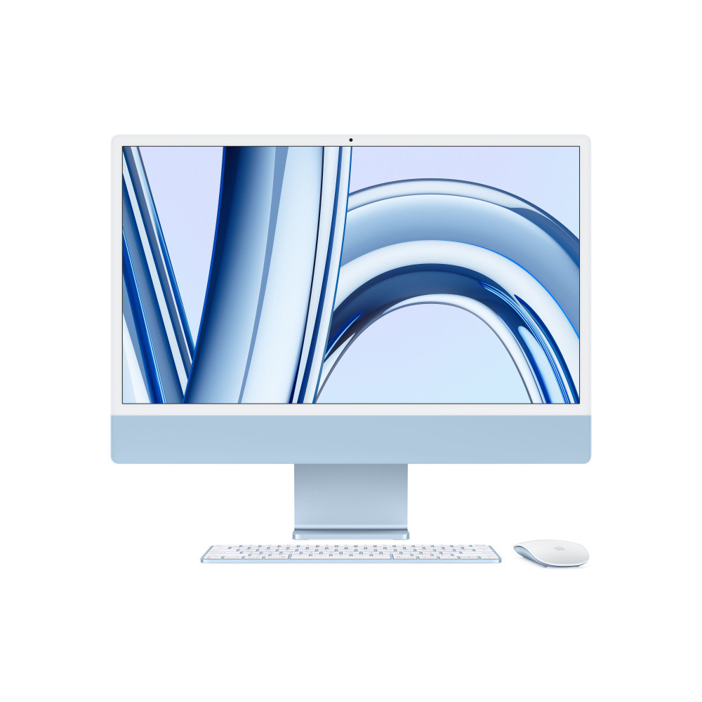 IMAC 24" SLV/8CCPU/10CGPU/8GB/256GB-SPA-iMac con pantalla Retina 4,5K de 24 pulgadas: Chip M3 de Apple con CPU de ocho núcleos y