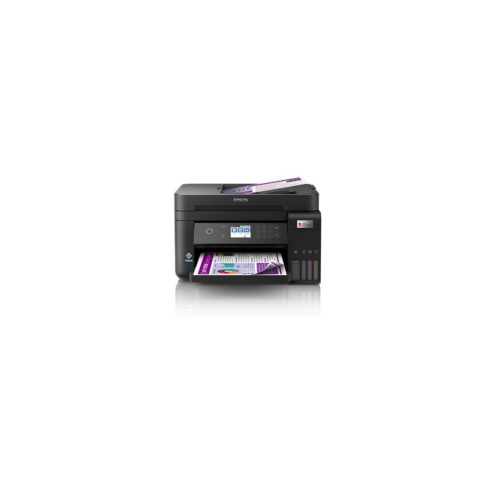 Impresora de inyección de tinta multifunción Epson EcoTank L6270 Inalámbrico - Color - Copiadora/Impresora/Escáner - 33 ppm Mono