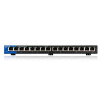 Conmutador Ethernet Linksys LGS116 16 - Gigabit Ethernet - 10/100/1000Base-T - 2 Capa compatible - 2.36W Power Consumption - Par