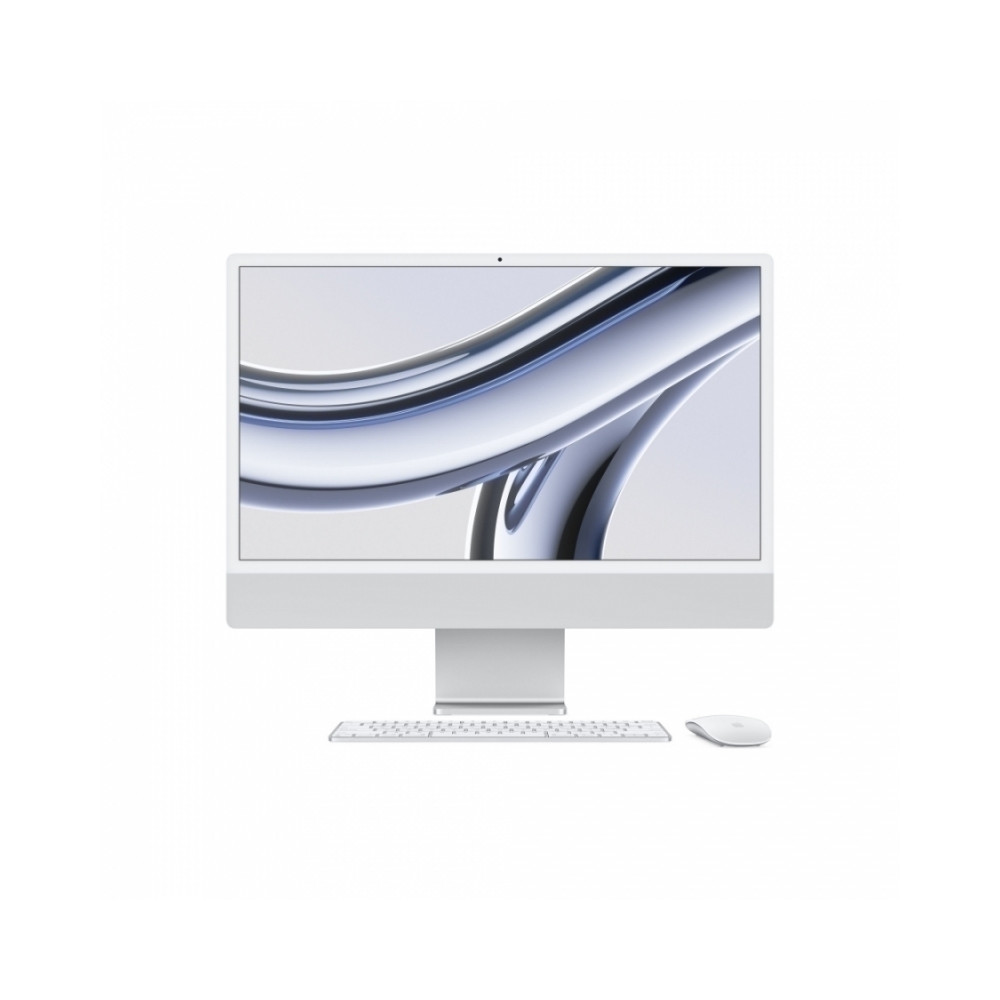 IMAC 24" SLV/8CCPU/10CGPU/8GB/512GB-SPA-iMac con pantalla Retina 4,5K de 24 pulgadas: Chip M3 de Apple con CPU de ocho núcleos y