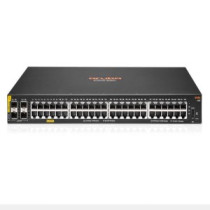 Switch Aruba Gigabit Ethernet 6100, 48 Puertos PoE 10/100/1000Mbps + 4 Puertos SFP+, 176Gbit/s, 8192 Entradas - Administrable